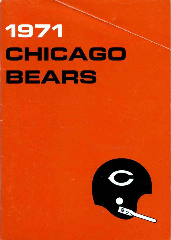 NFL Media Guide: Chicago Bears (1971)