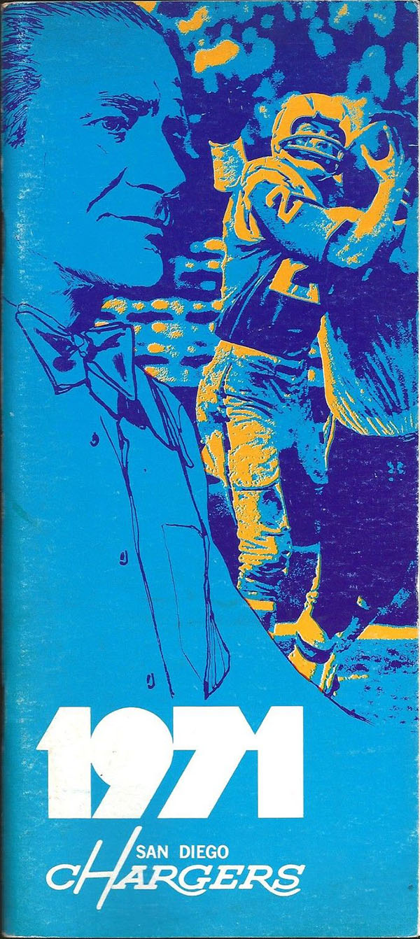 NFL Media Guide: San Diego Chargers (1971)