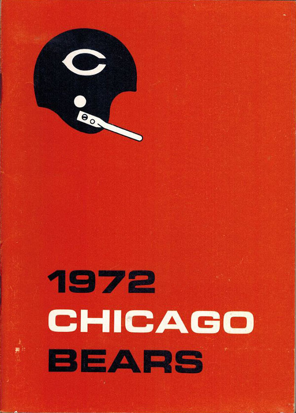 NFL Media Guide: Chicago Bears (1972)