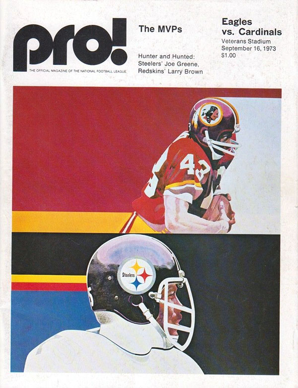 NFL Program: Philadelphia Eagles vs. St. Louis Cardinals (September 16, 1973)