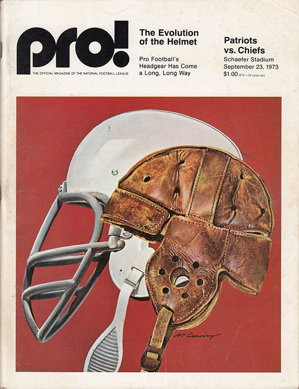 NFL Program: New England Patriots vs. Kansas City Chiefs (September 23, 1973)