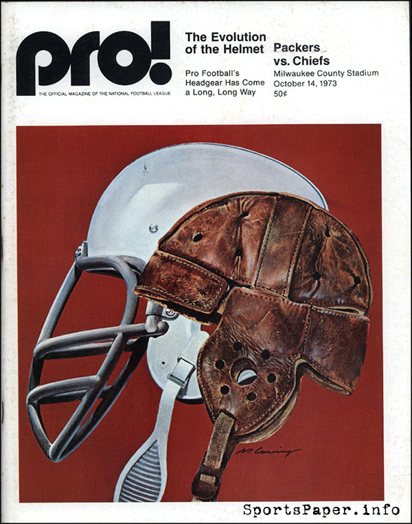 NFL Program: Green Bay Packers vs. Kansas City Chiefs (October 14, 1973)