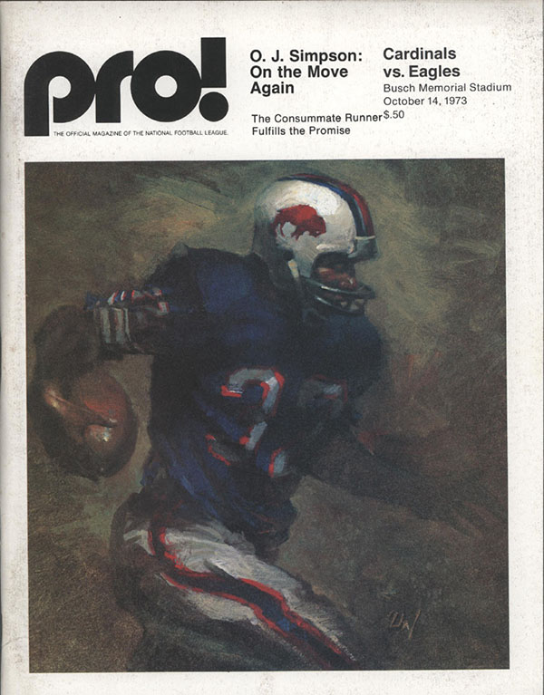 NFL Program: St. Louis Cardinals vs. Philadelphia Eagles (October 14, 1973)