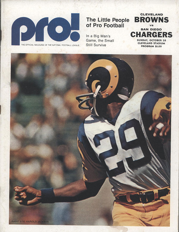 NFL Program: Cleveland Browns vs. San Diego Chargers (October 28, 1973)