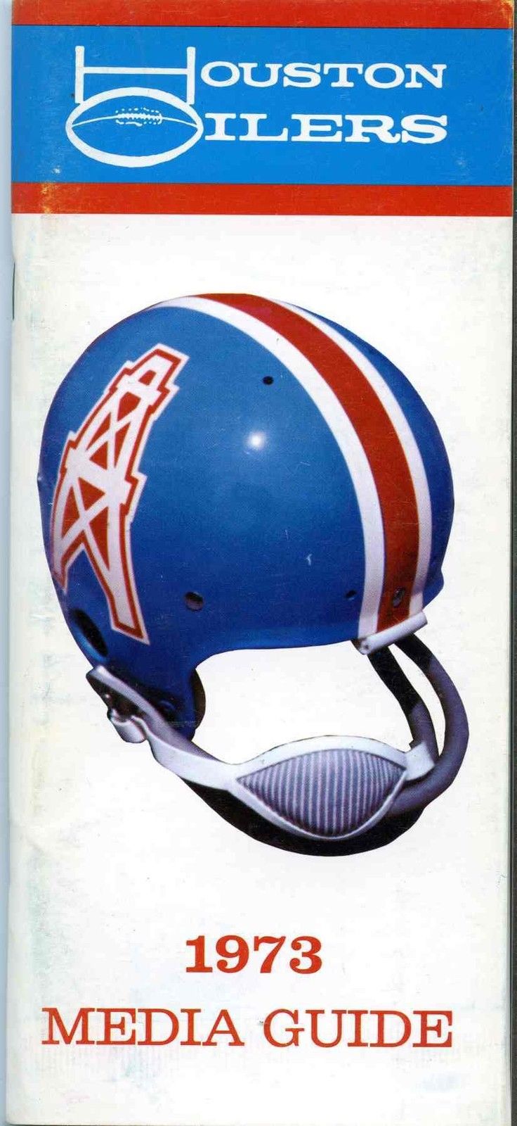 NFL Media Guide: Houston Oilers (1973)