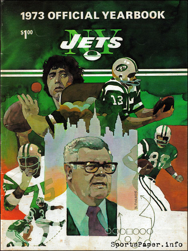 NFL Yearbook: New York Jets (1973)