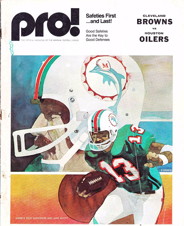 NFL Program: Cleveland Browns vs. Houston Oilers (September 22, 1974)