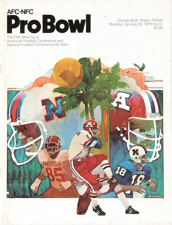 NFL Program: 1974 Pro Bowl