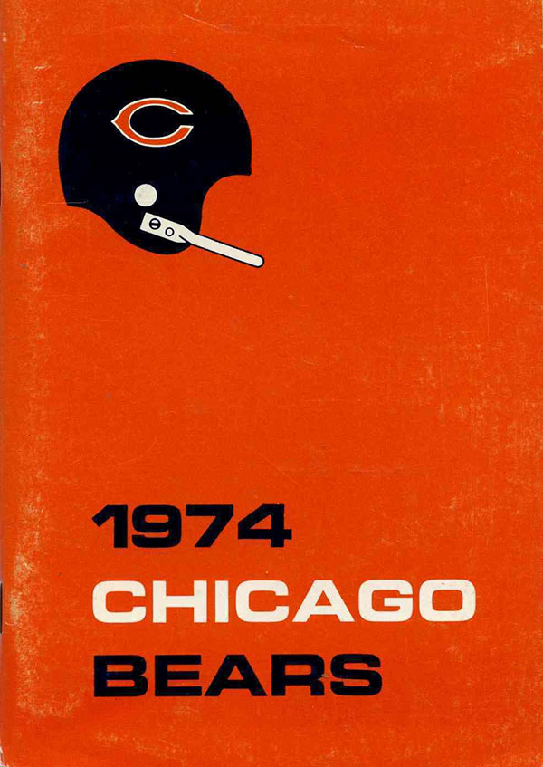 NFL Media Guide: Chicago Bears (1974)