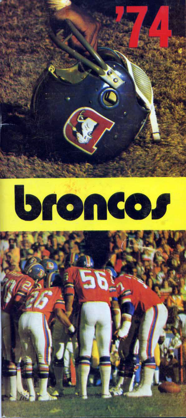 NFL Media Guide: Denver Broncos (1974)