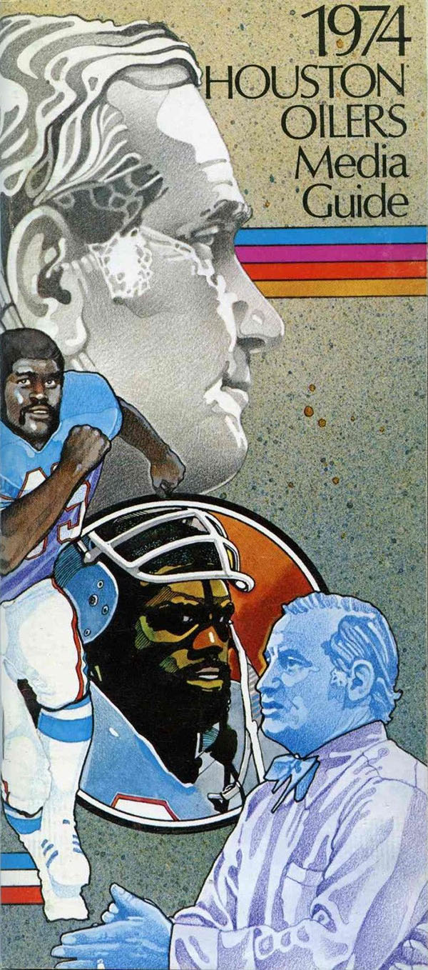 NFL Media Guide: Houston Oilers (1974)