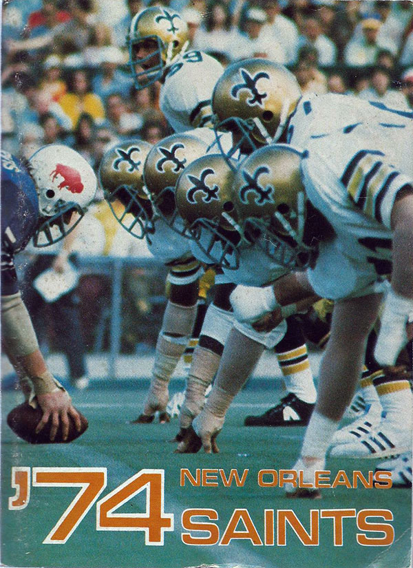 NFL Media Guide: New Orleans Saints (1974)