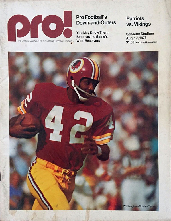 NFL Program: New England Patriots vs. Minnesota Vikings (August 17, 1975)