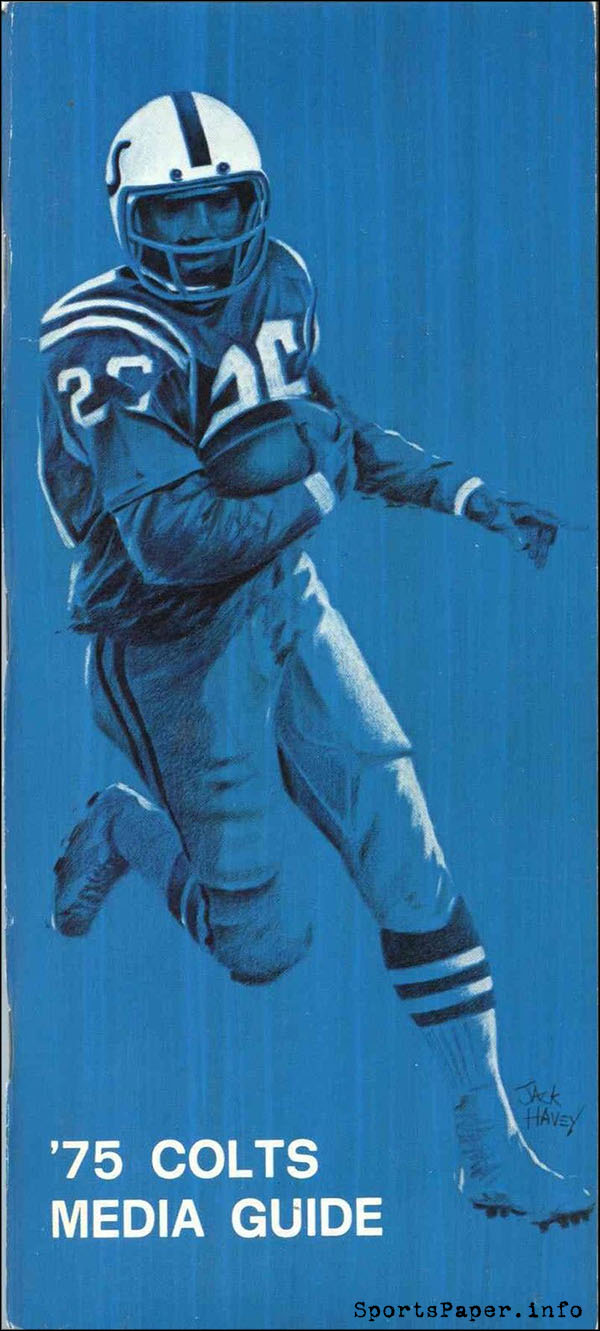 NFL Media Guide: Baltimore Colts (1975)