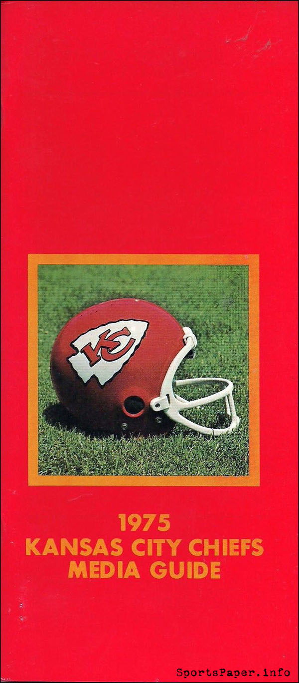 NFL Media Guide: Kansas City Chiefs (1975)