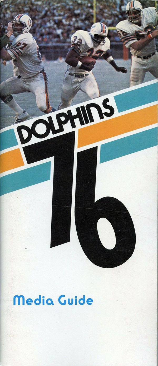 NFL Media Guide: Miami Dolphins (1976) | SportsPaper.info