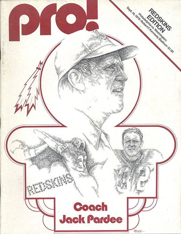 NFL Program: Washington Redskins vs. Philadelphia Eagles (September 10, 1978)