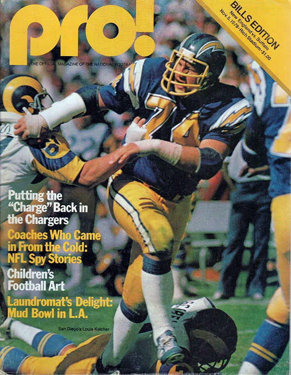 NFL Program: Buffalo Bills vs. New England Patriots (November 5, 1978)