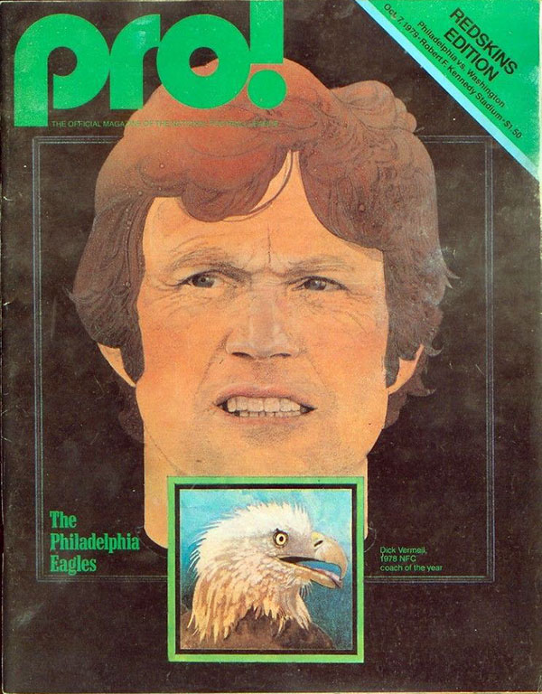 NFL Program: Washington Redskins vs. Philadelphia Eagles (October 7, 1979)