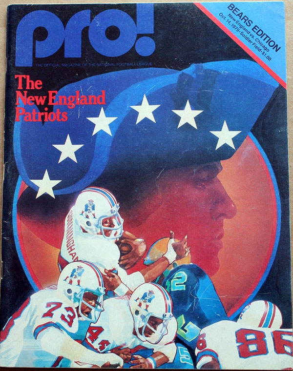 NFL Program: Chicago Bears vs. New England Patriots (October 14, 1979)