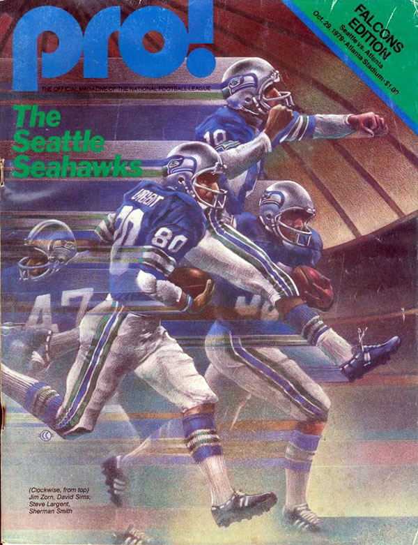 NFL Program: Atlanta Falcons vs. Seattle Seahawks (October 29, 1979)