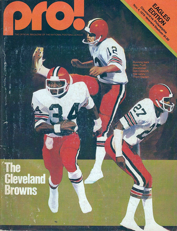 NFL Program: Philadelphia Eagles vs. Cleveland Browns (November 4, 1979)