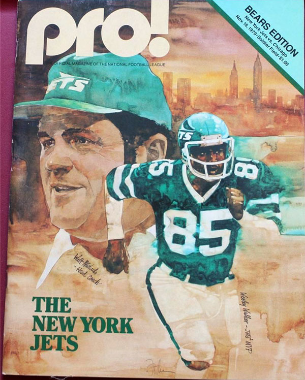 NFL Program: Chicago Bears vs. New York Jets (November 18, 1979)