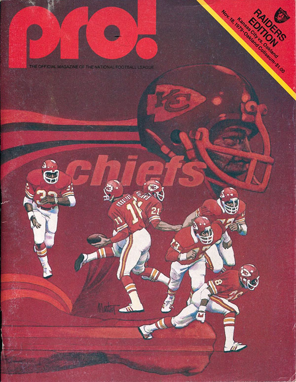 NFL Program: Oakland Raiders vs. Kansas City Chiefs (November 18, 1979)