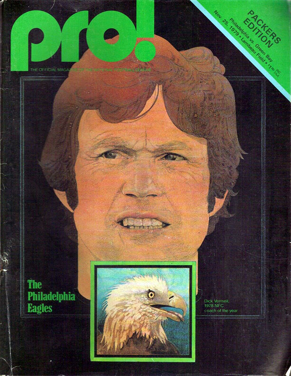 NFL Program: Green Bay Packers vs. Philadelphia Eagles (November 25, 1979)