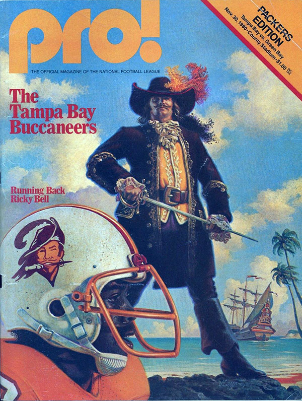 NFL Program: Green Bay Packers vs. Tampa Bay Buccaneers (November 30, 1980)