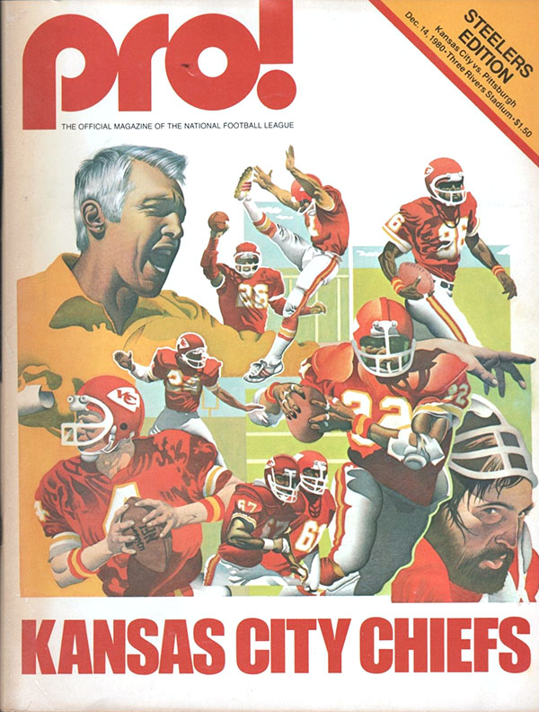 NFL Program: Pittsburgh Steelers vs. Kansas City Chiefs (December 14, 1980)