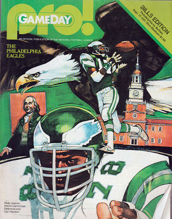 NFL Program: Buffalo Bills vs. Philadelphia Eagles (September 17, 1981)