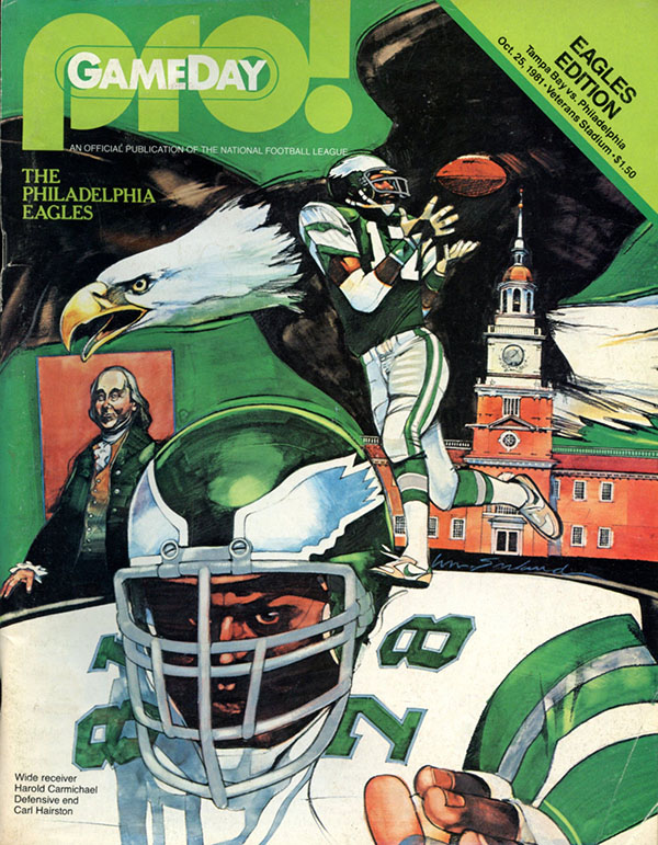 NFL Program: Philadelphia Eagles vs. Tampa Bay Buccaneers (October 25, 1981)