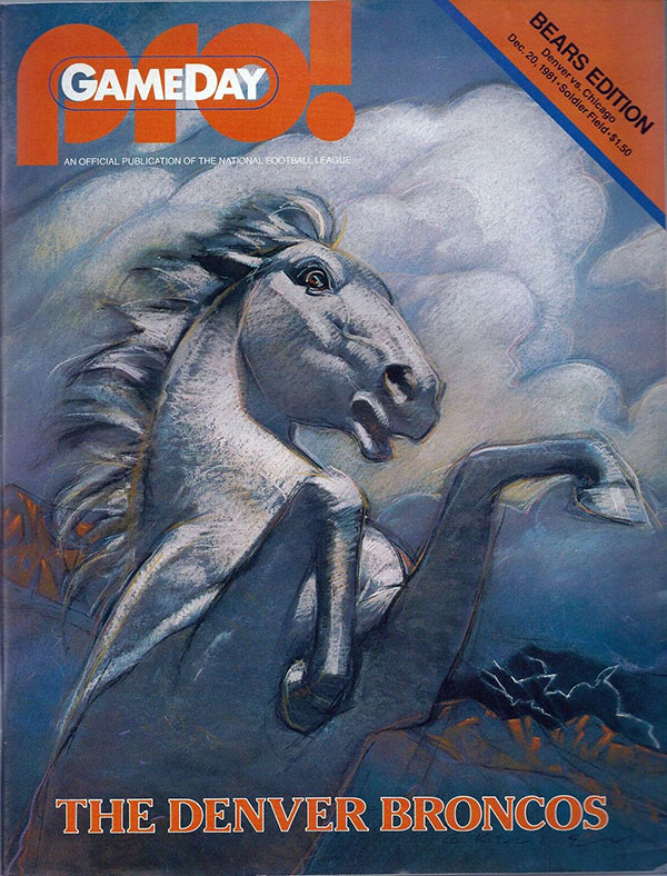 NFL Program: Chicago Bears vs. Denver Broncos (December 20, 1981)