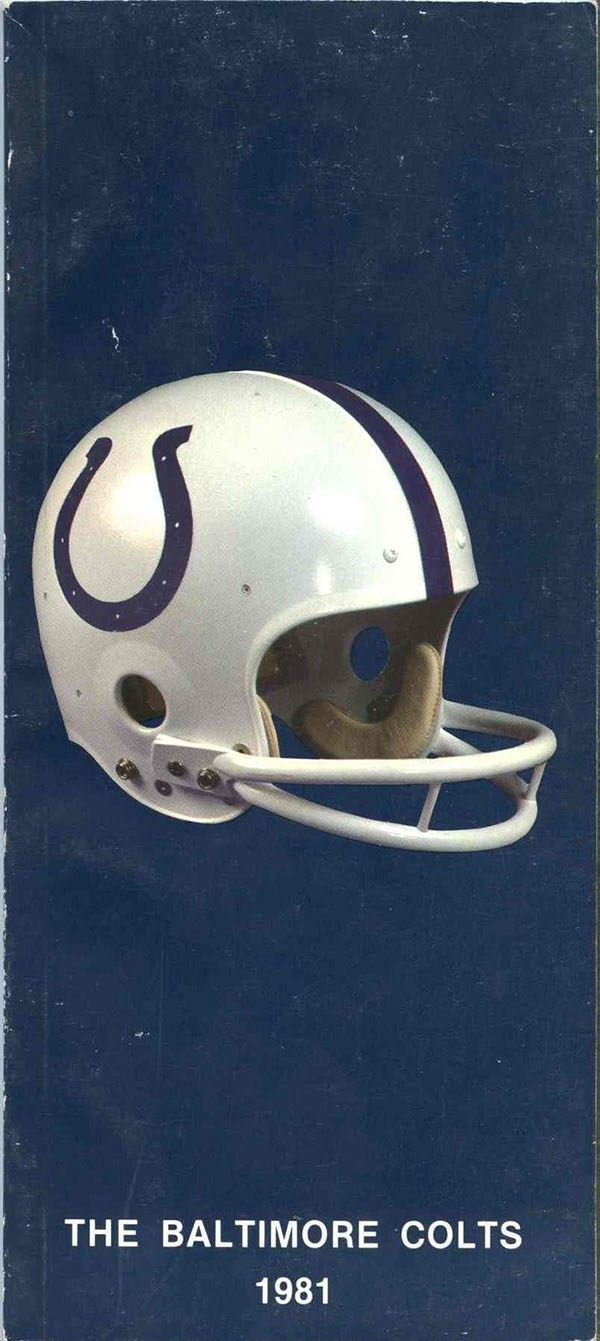 NFL Media Guide: Baltimore Colts (1981)