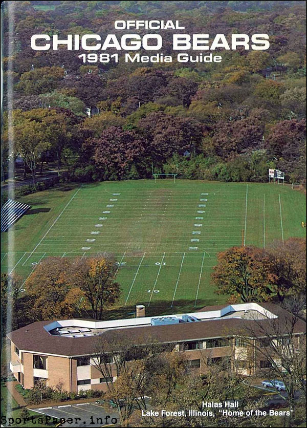 NFL Media Guide: Chicago Bears (1981)