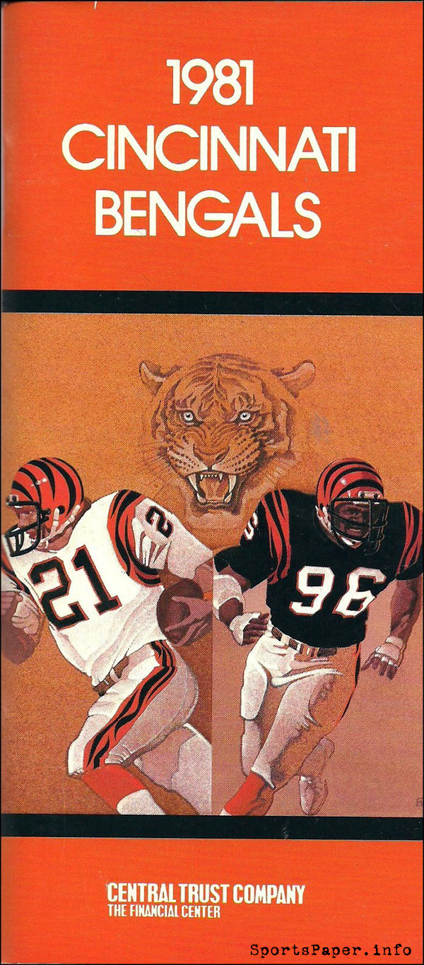 NFL Media Guide: Cincinnati Bengals (1981)