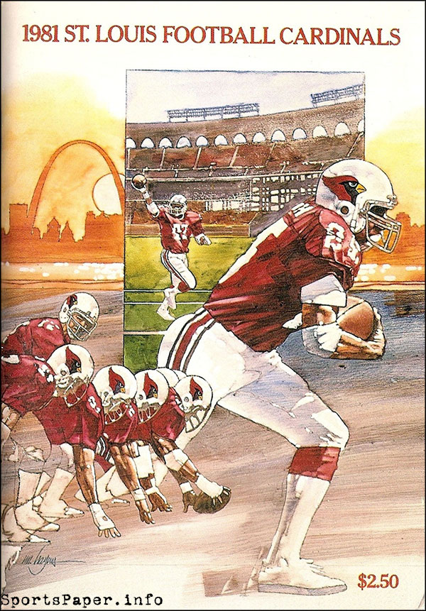 NFL Media Guide: St. Louis Cardinals (1981)