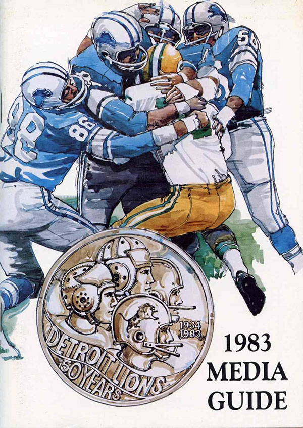 NFL Media Guide: Detroit Lions (1983)