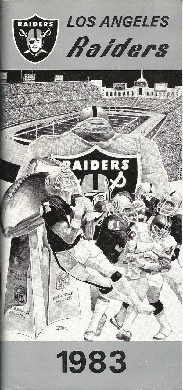 NFL Media Guide: Los Angeles Raiders (1983)