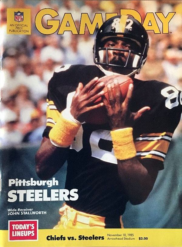 NFL Program: Kansas City Chiefs vs. Pittsburgh Steelers (November 10, 1985)