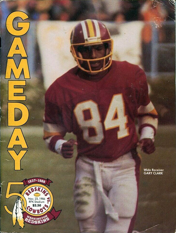 NFL Program: Washington Redskins vs. Dallas Cowboys (November 23, 1986)