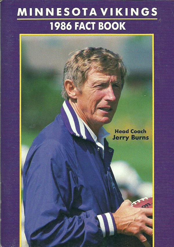 NFL Media Guide: Minnesota Vikings (1986)