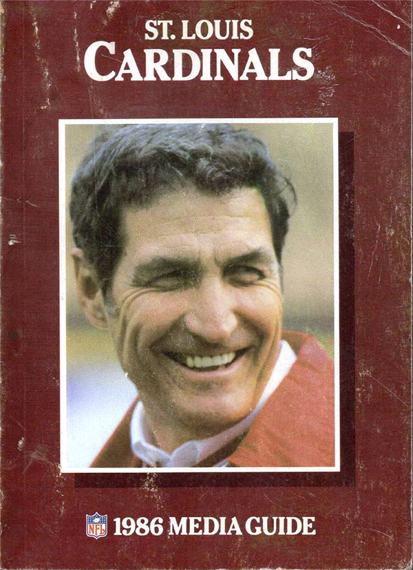 NFL Media Guide: St. Louis Cardinals (1986)