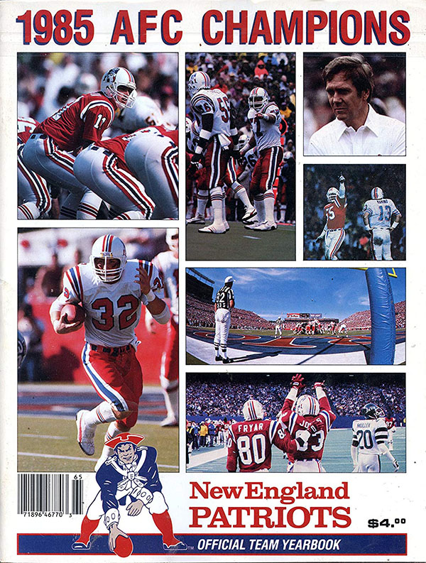 NFL Yearbook: New England Patriots (1986)