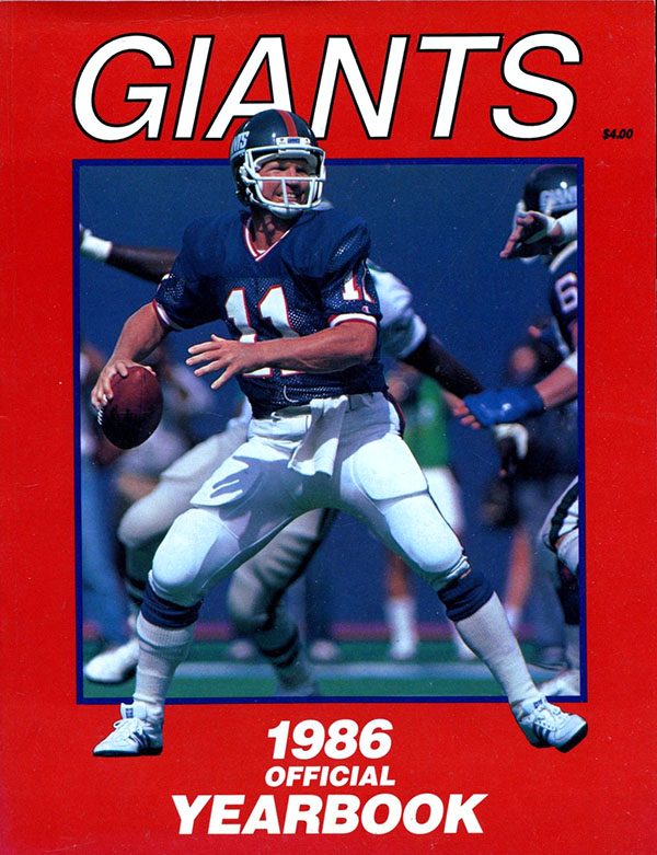 NFL Yearbook: New York Giants (1986)