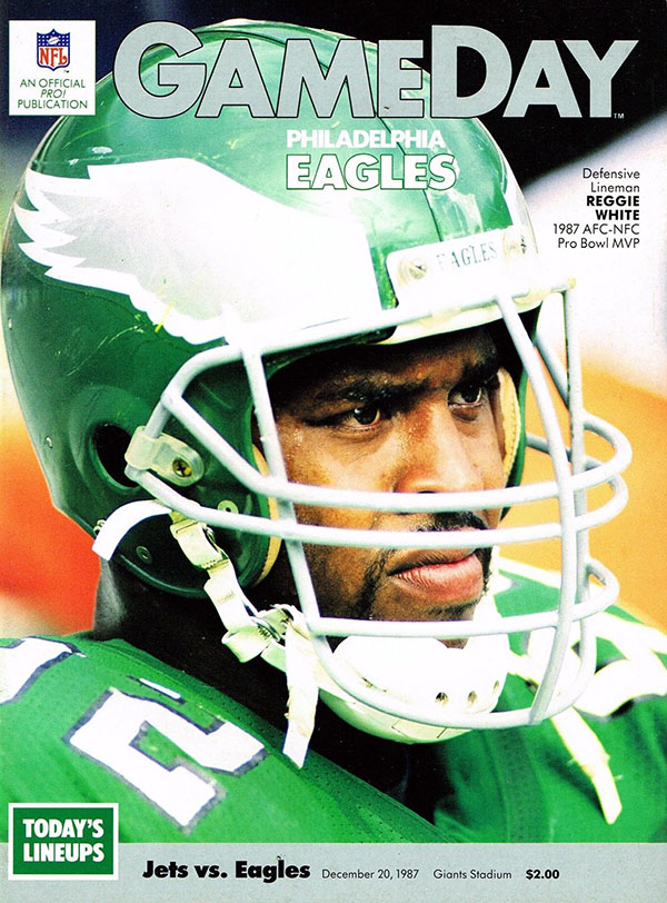 NFL Program: New York Jets vs. Philadelphia Eagles (December 20, 1987)