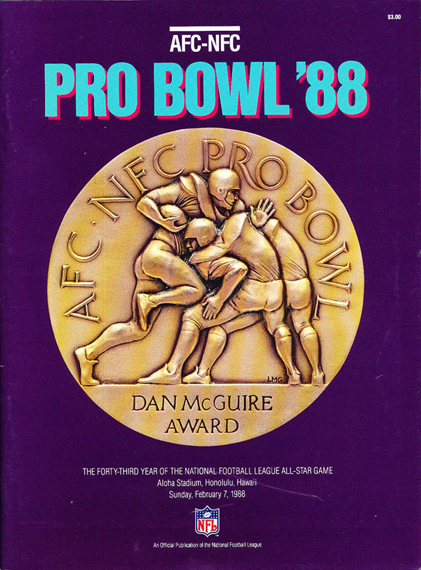 NFL Program: 1988 Pro Bowl