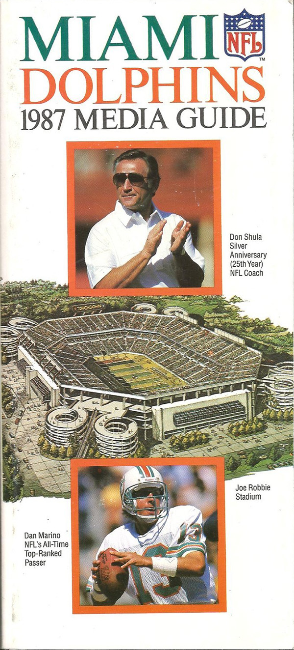 NFL Media Guide: Miami Dolphins (1987)