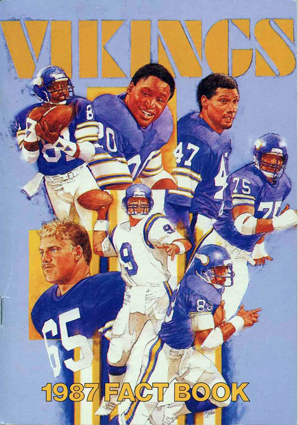 NFL Media Guide: Minnesota Vikings (1987)